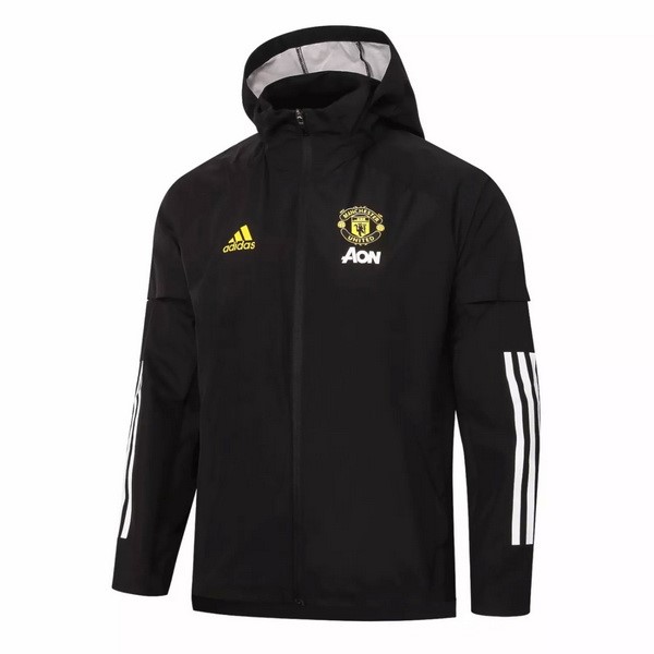 Rompevientos Manchester United 2020-21 Negro Amarillo